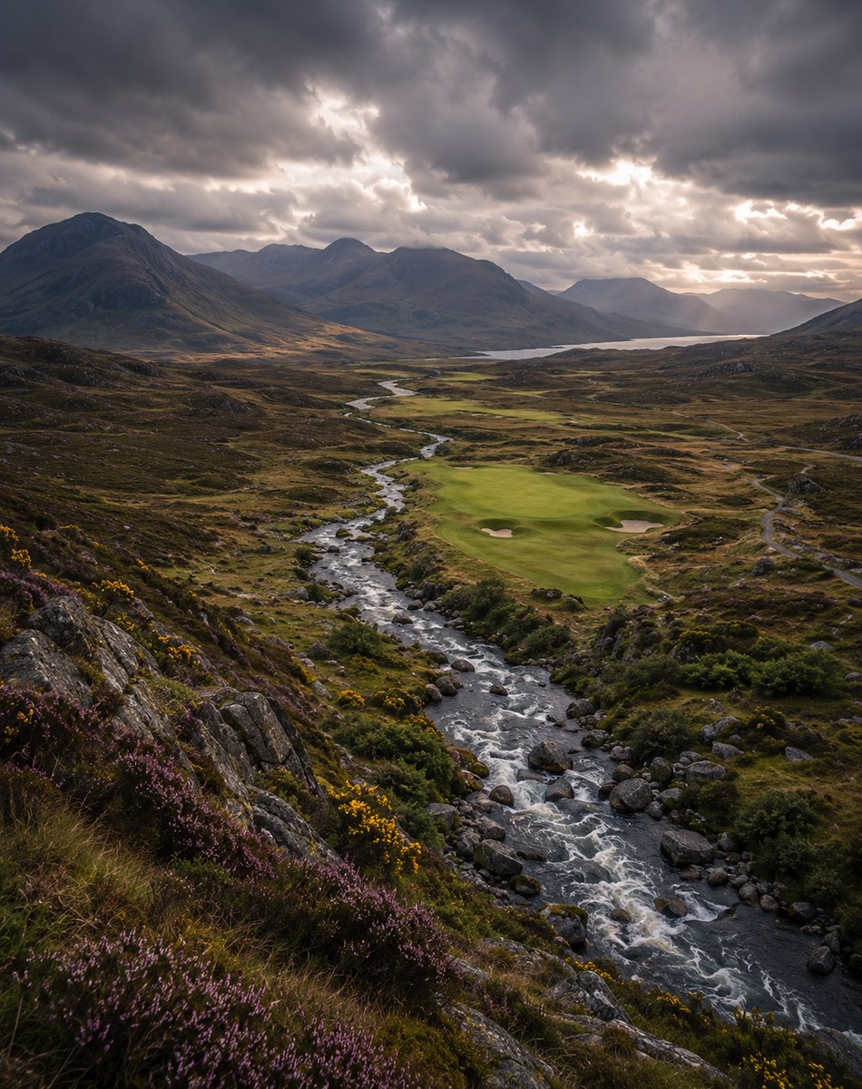 Dramatic valley hole