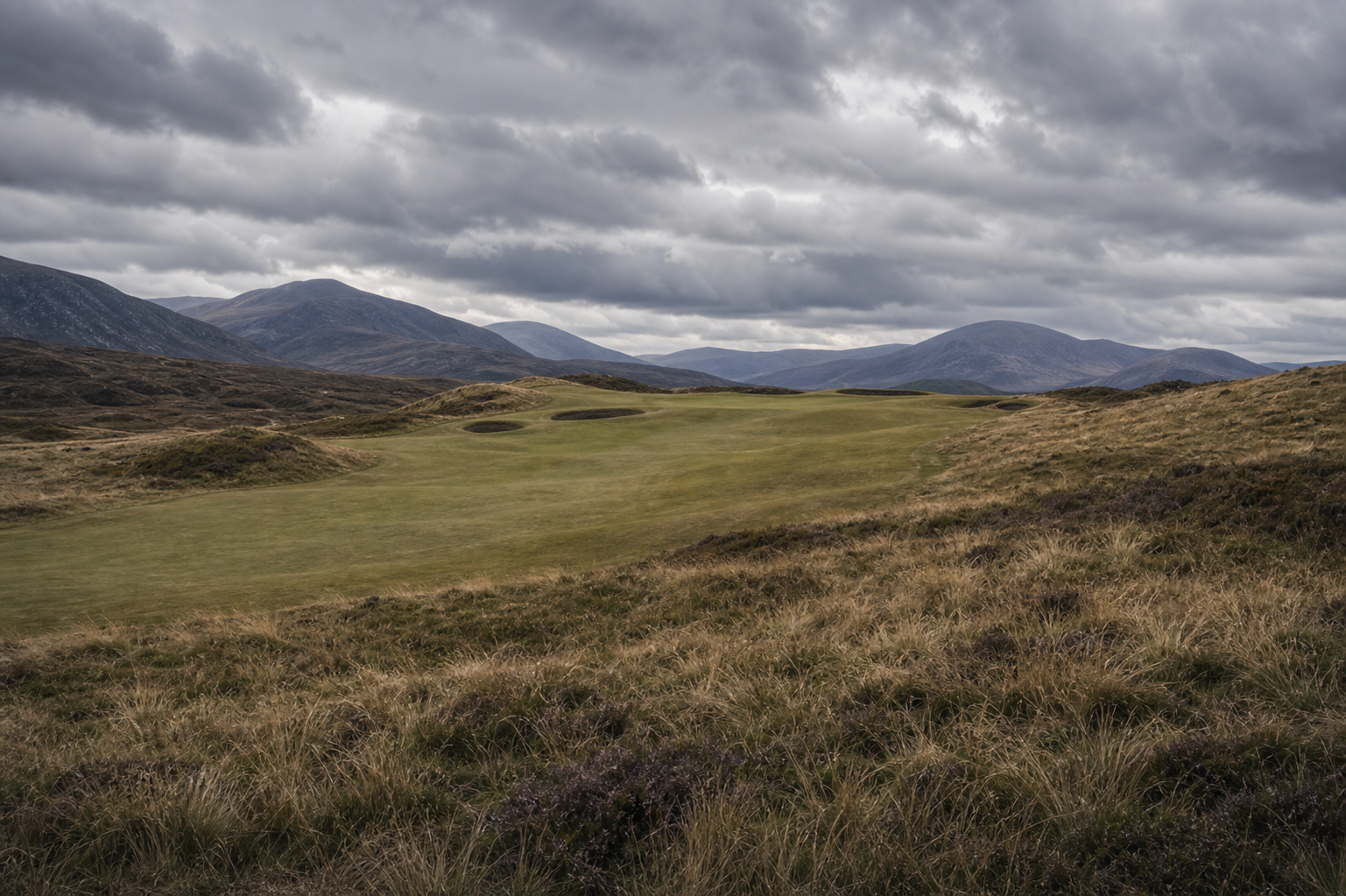 Draft image for Hole 5, The Long Weather.