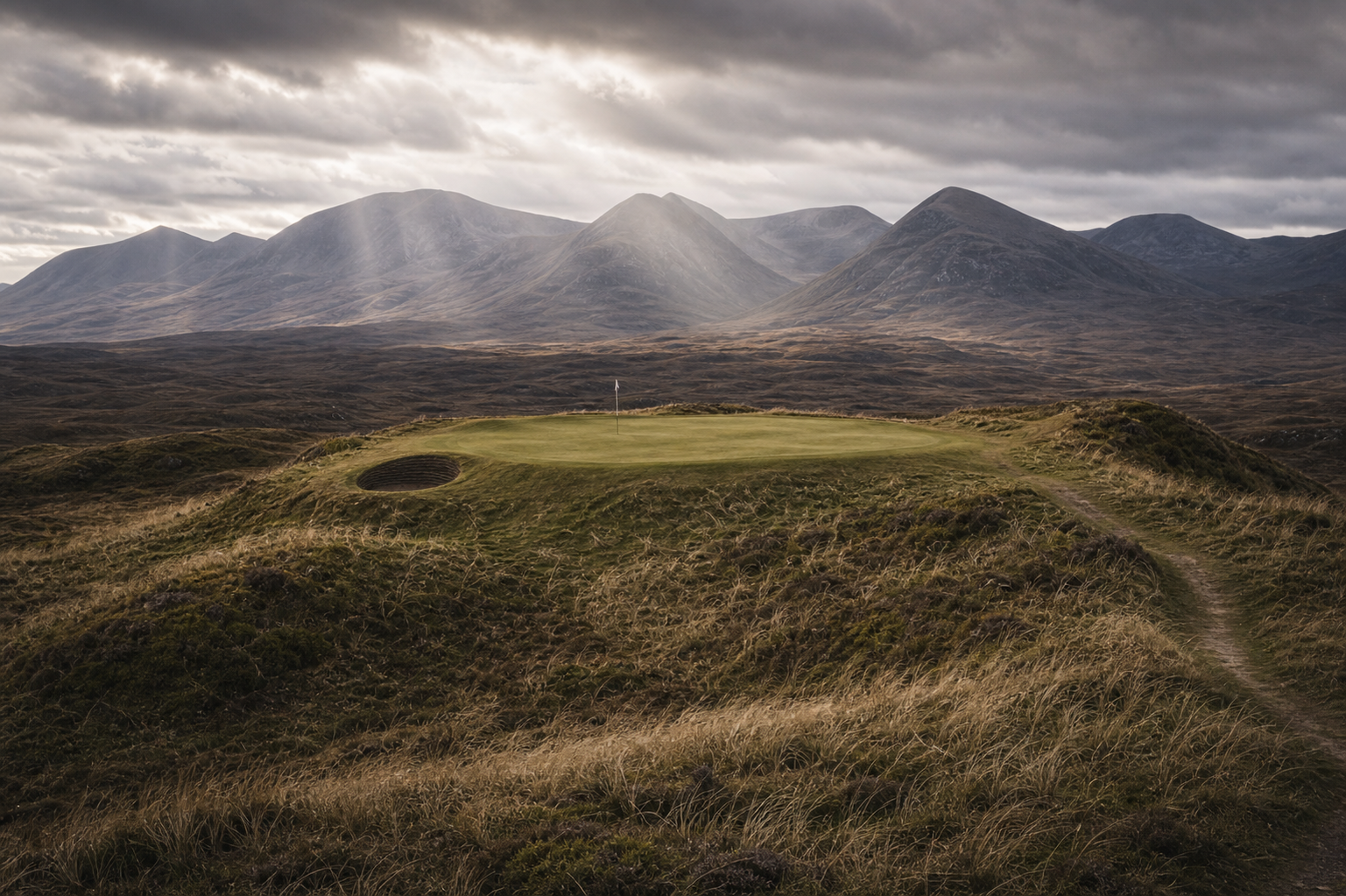 Draft image for Hole 16, The Sky Shelf.